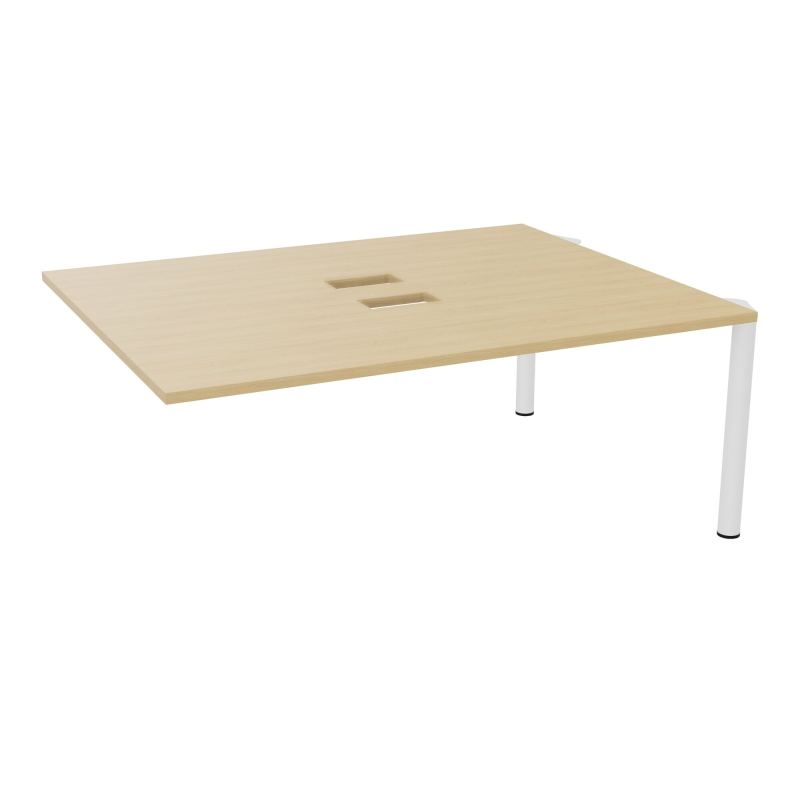 KIT EXTENSION POUR TABLES OVALES 6P L180XP140 CM (2X70) DÉC TRAPPE X2+GOULOTTE DBLE 4 PIE