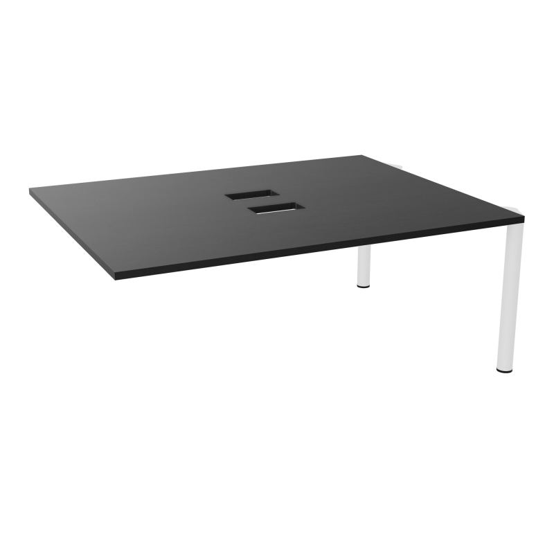 KIT EXTENSION POUR TABLES OVALES 6P L180XP140 CM (2X70) DÉC TRAPPE X2+GOULOTTE DBLE 4 PIE