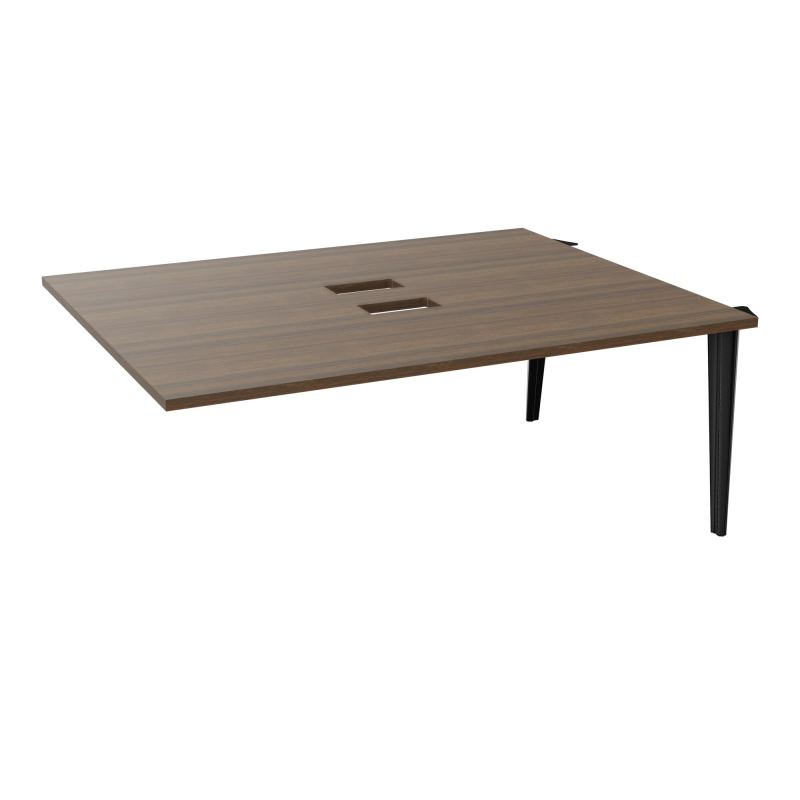 KIT EXTENSION POUR TABLES OVALES 6P L180XP140 CM (2X70) DÉC TRAPPE X2+GOULOTTE DBLE 3+1 P