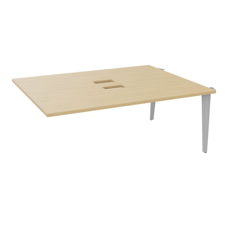 KIT EXTENSION POUR TABLES OVALES 6P L180XP140 CM (2X70) DÉC TRAPPE X2+GOULOTTE DBLE 3+1 P
