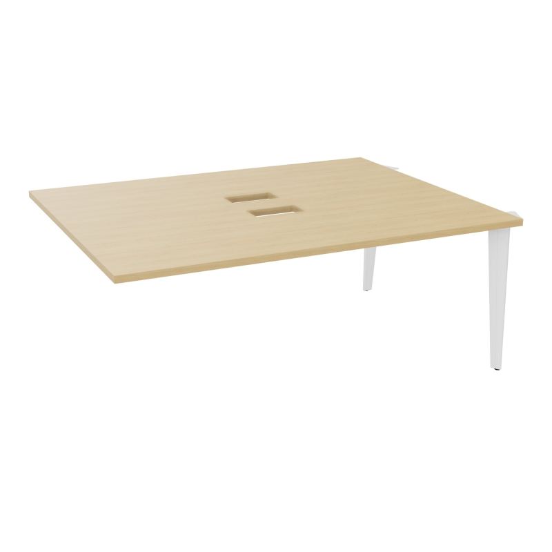 KIT EXTENSION POUR TABLES OVALES 6P L180XP140 CM (2X70) DÉC TRAPPE X2+GOULOTTE DBLE 3+1 P
