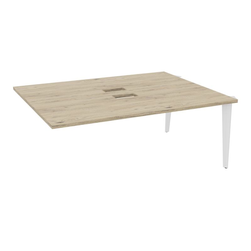KIT EXTENSION POUR TABLES OVALES 6P L180XP140 CM (2X70) DÉC TRAPPE X2+GOULOTTE DBLE 3+1 P