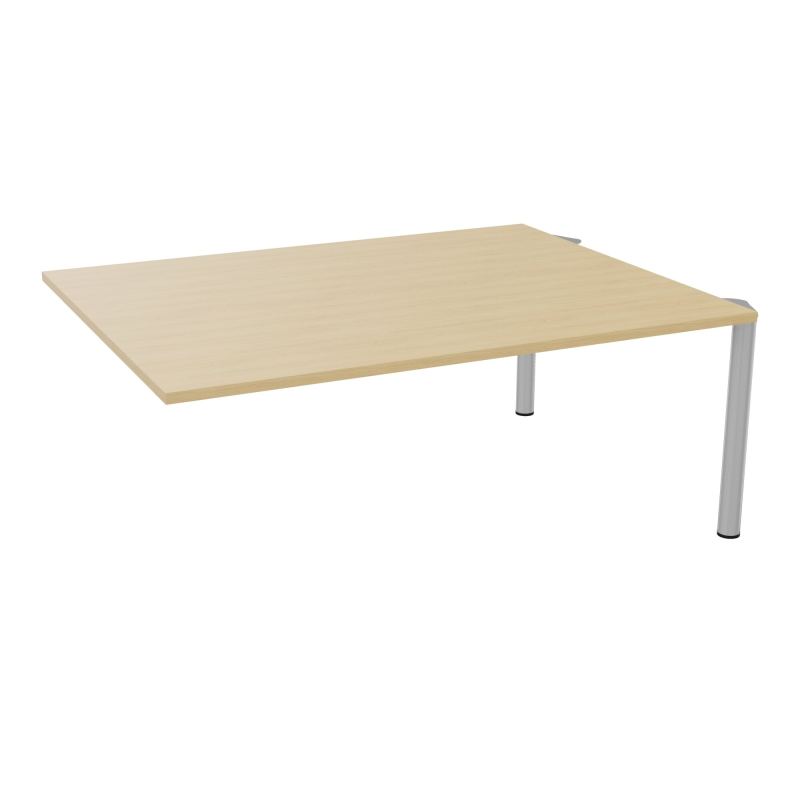 KIT EXTENSION POUR TABLES OVALES 6P L180XP140 CM (2X70) PP OBTX4 4 PIEDS MÉTAL Ø70 R1 SA