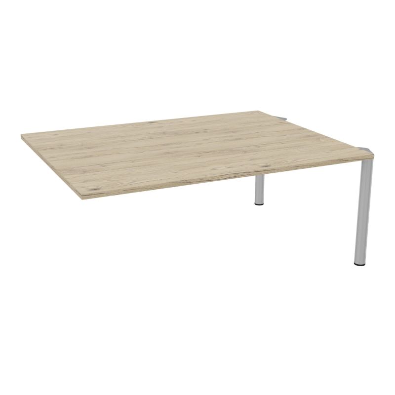 KIT EXTENSION POUR TABLES OVALES 6P L180XP140 CM (2X70) PP OBTX4 4 PIEDS MÉTAL Ø70 R3 SA