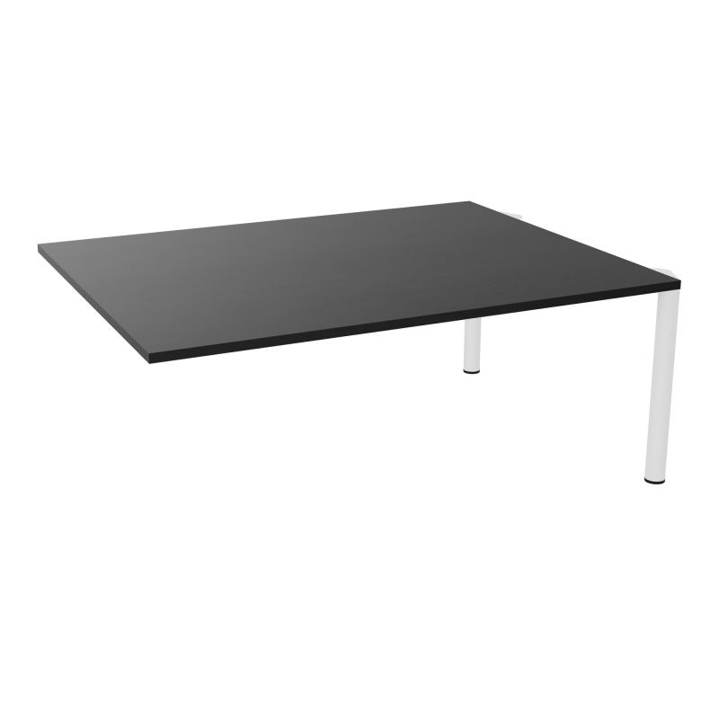 KIT EXTENSION POUR TABLES OVALES 6P L180XP140 CM (2X70) PP OBTX4 4 PIEDS MÉTAL Ø70 RK SO