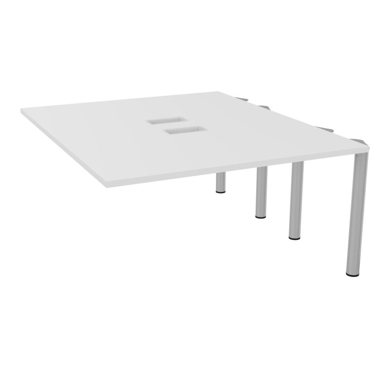 KIT EXTENSION POUR TABLES ELLIPTIQUES 4P L140XP170 CM (2X85) DÉC TRAPPE X2+GOULOTTE DBLE