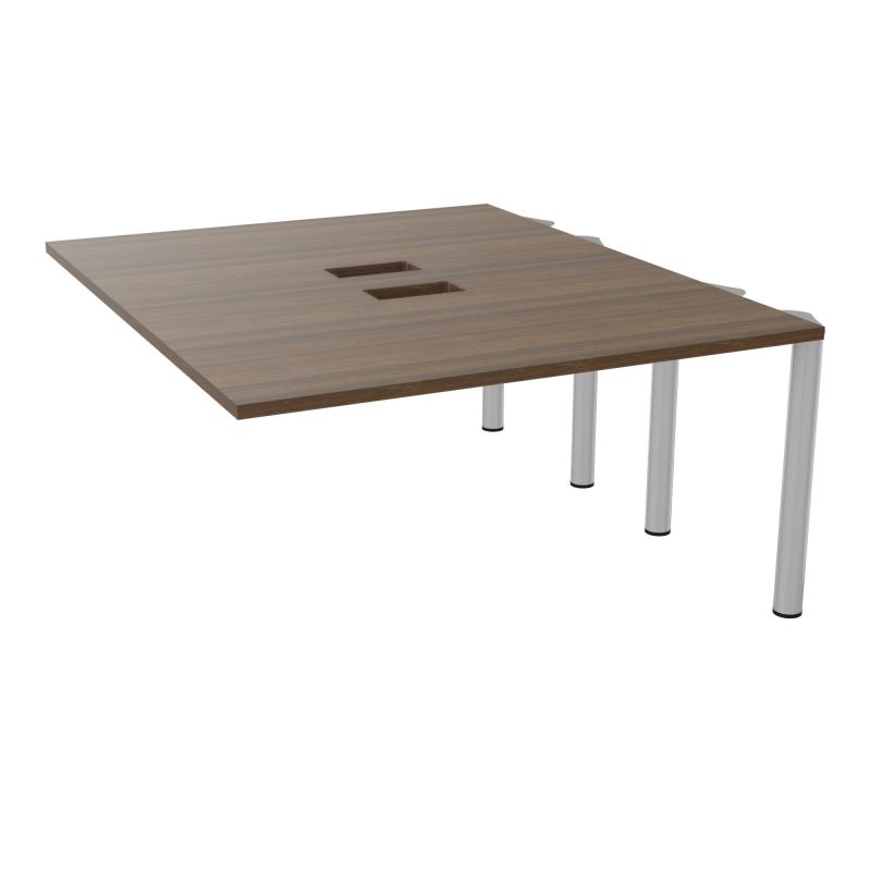 KIT EXTENSION POUR TABLES ELLIPTIQUES 4P L140XP170 CM (2X85) DÉC TRAPPE X2+GOULOTTE DBLE