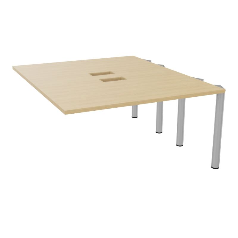 KIT EXTENSION POUR TABLES ELLIPTIQUES 4P L140XP170 CM (2X85) DÉC TRAPPE X2+GOULOTTE DBLE