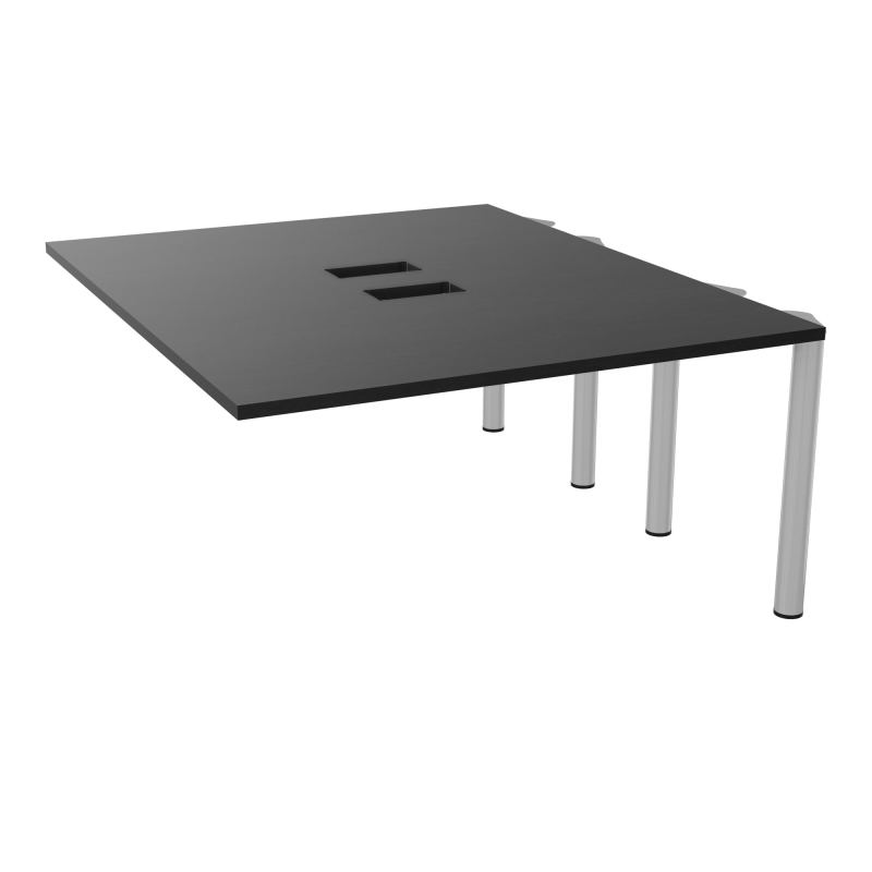 KIT EXTENSION POUR TABLES ELLIPTIQUES 4P L140XP170 CM (2X85) DÉC TRAPPE X2+GOULOTTE DBLE