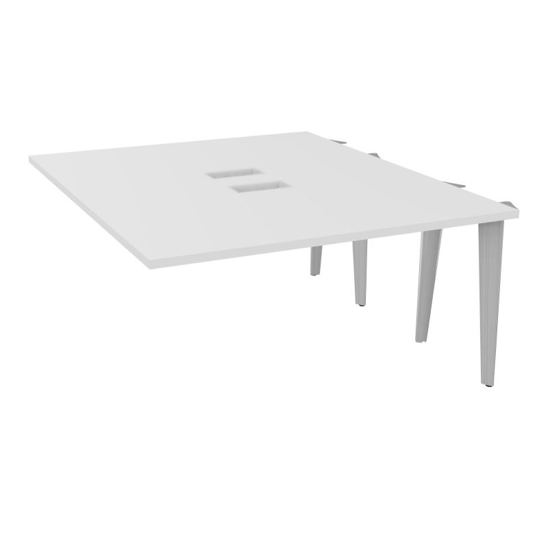 KIT EXTENSION POUR TABLES ELLIPTIQUES 4P L140XP170 CM (2X85) DÉC TRAPPE X2+GOULOTTE DBLE