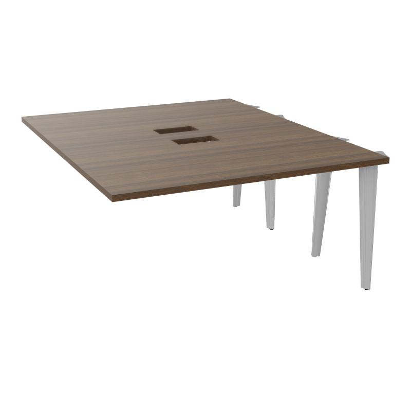 KIT EXTENSION POUR TABLES ELLIPTIQUES 4P L140XP170 CM (2X85) DÉC TRAPPE X2+GOULOTTE DBLE