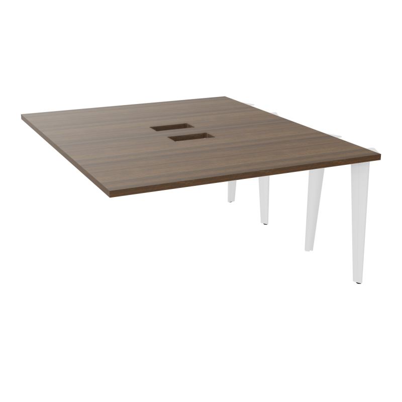 KIT EXTENSION POUR TABLES ELLIPTIQUES 4P L140XP170 CM (2X85) DÉC TRAPPE X2+GOULOTTE DBLE