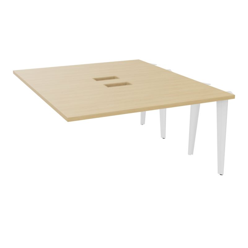 KIT EXTENSION POUR TABLES ELLIPTIQUES 4P L140XP170 CM (2X85) DÉC TRAPPE X2+GOULOTTE DBLE