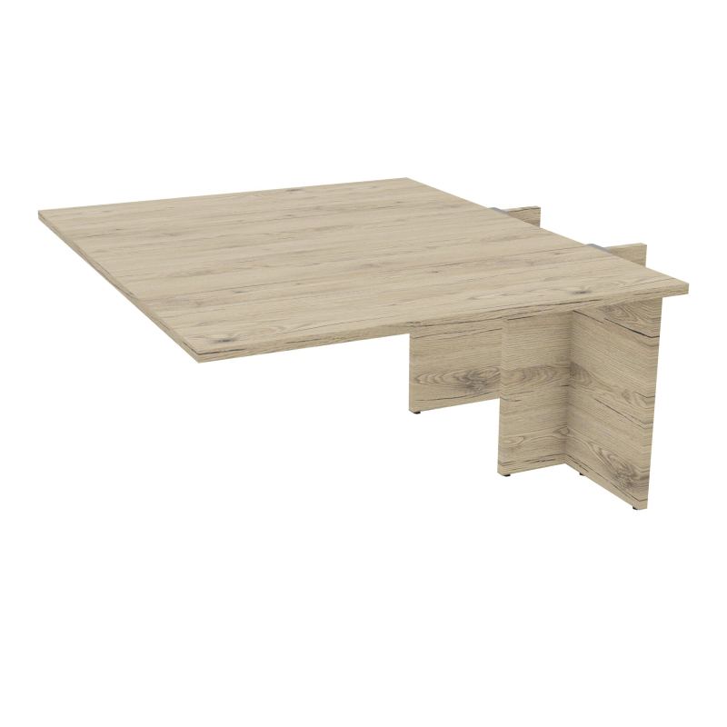 KIT EXTENSION POUR TABLES ELLIPTIQUES 4P L140XP170 CM (2X85) PP OBTX4 2 PIEDS PX R3 R3