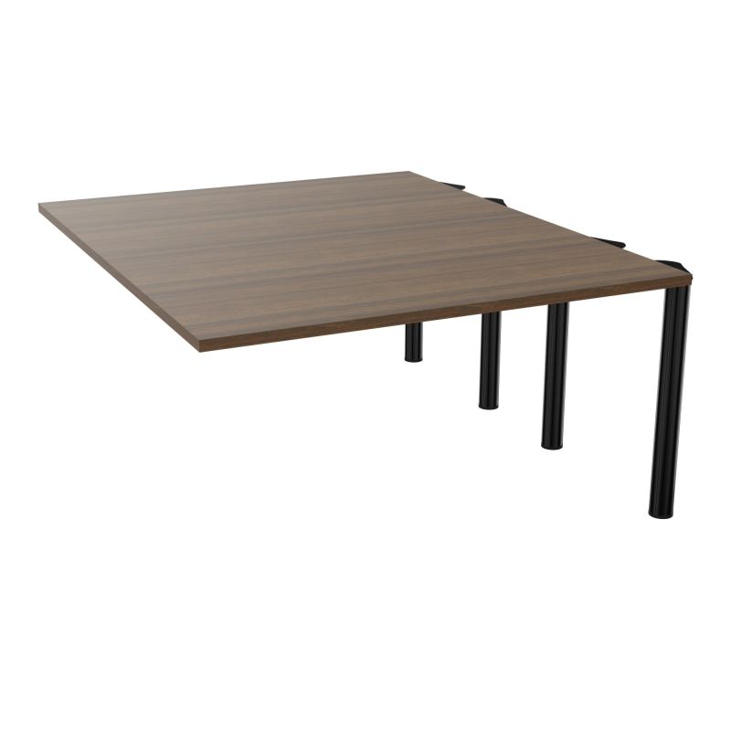 KIT EXTENSION POUR TABLES ELLIPTIQUES 4P L140XP170 CM (2X85) PP OBTX4 4 PIEDS MÉTAL Ø70 N