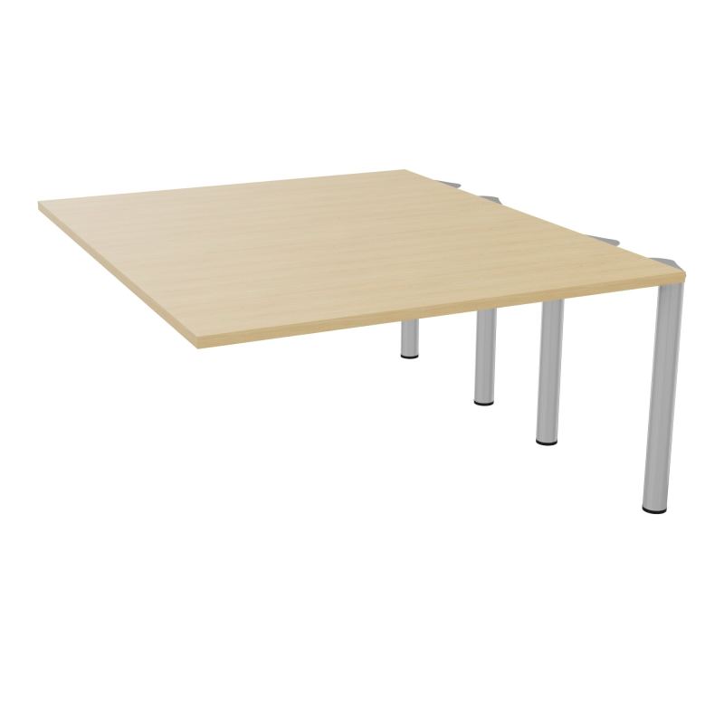 KIT EXTENSION POUR TABLES ELLIPTIQUES 4P L140XP170 CM (2X85) PP OBTX4 4 PIEDS MÉTAL Ø70 R