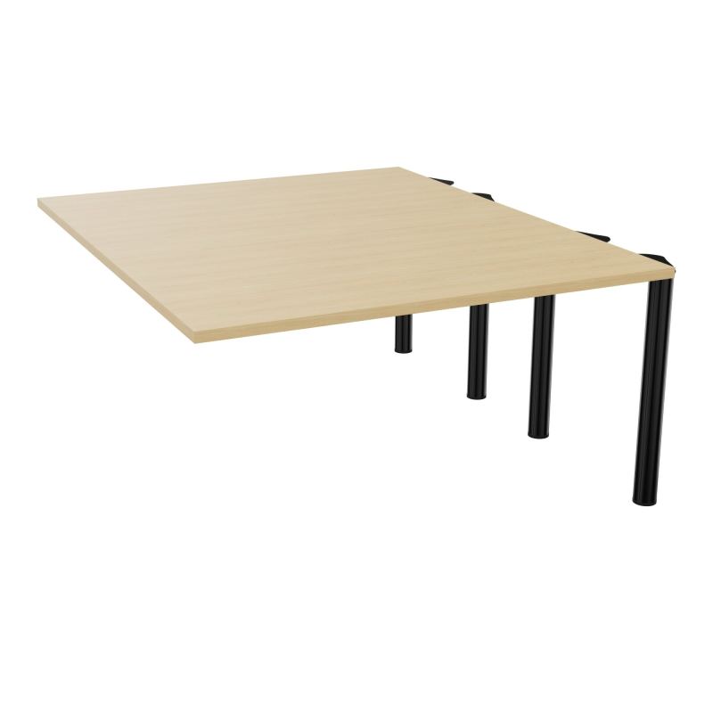 KIT EXTENSION POUR TABLES ELLIPTIQUES 4P L140XP170 CM (2X85) PP OBTX4 4 PIEDS MÉTAL Ø70 R