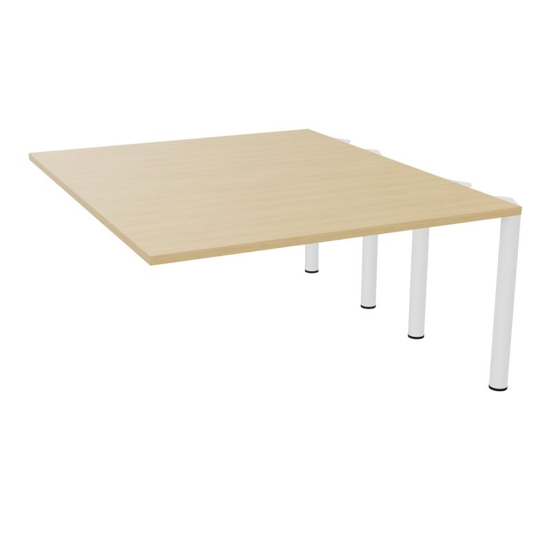 KIT EXTENSION POUR TABLES ELLIPTIQUES 4P L140XP170 CM (2X85) PP OBTX4 4 PIEDS MÉTAL Ø70 R