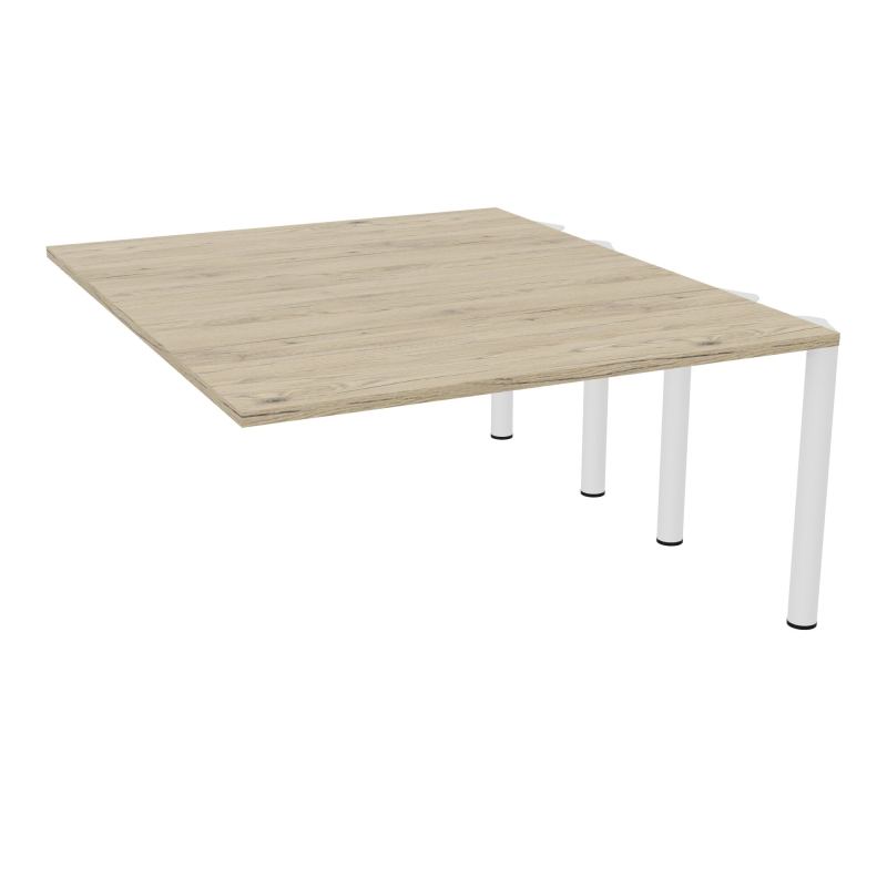 KIT EXTENSION POUR TABLES ELLIPTIQUES 4P L140XP170 CM (2X85) PP OBTX4 4 PIEDS MÉTAL Ø70 R