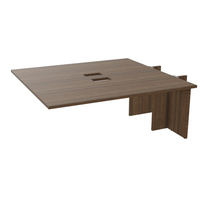 KIT EXTENSION POUR TABLES ELLIPTIQUES 6P L180XP170 CM (2X85) DÉC TRAPPE X2+GOULOTTE DBLE