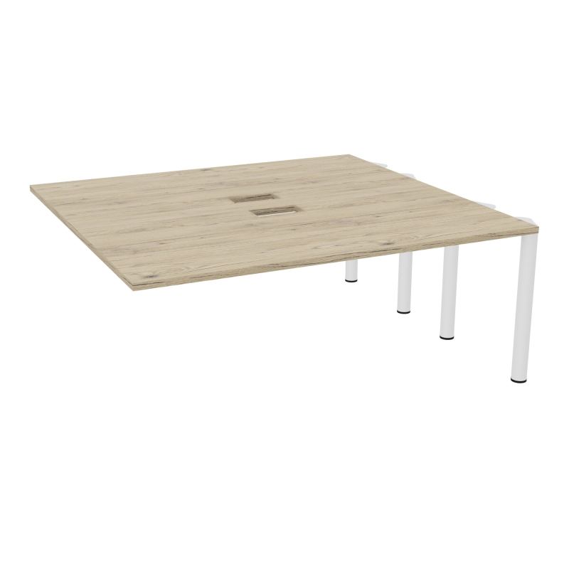 KIT EXTENSION POUR TABLES ELLIPTIQUES 6P L180XP170 CM (2X85) DÉC TRAPPE X2+GOULOTTE DBLE