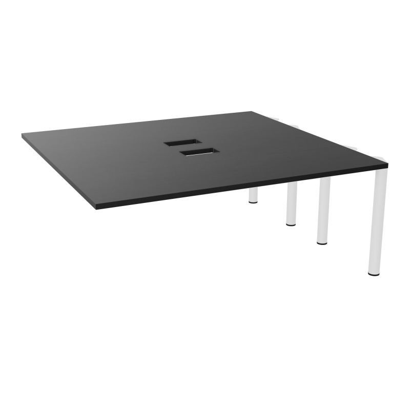 KIT EXTENSION POUR TABLES ELLIPTIQUES 6P L180XP170 CM (2X85) DÉC TRAPPE X2+GOULOTTE DBLE