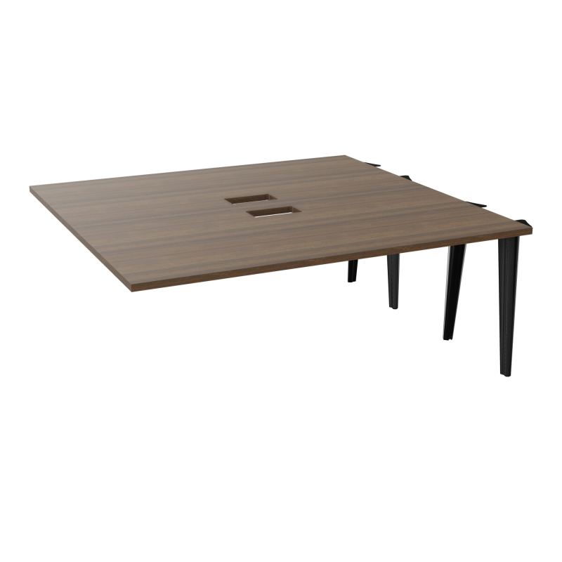 KIT EXTENSION POUR TABLES ELLIPTIQUES 6P L180XP170 CM (2X85) DÉC TRAPPE X2+GOULOTTE DBLE