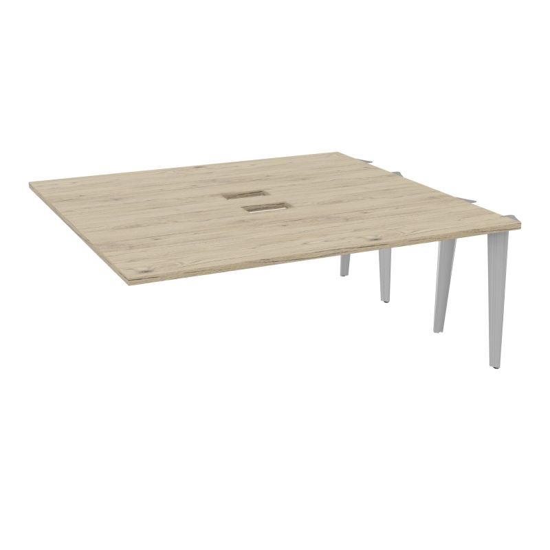 KIT EXTENSION POUR TABLES ELLIPTIQUES 6P L180XP170 CM (2X85) DÉC TRAPPE X2+GOULOTTE DBLE