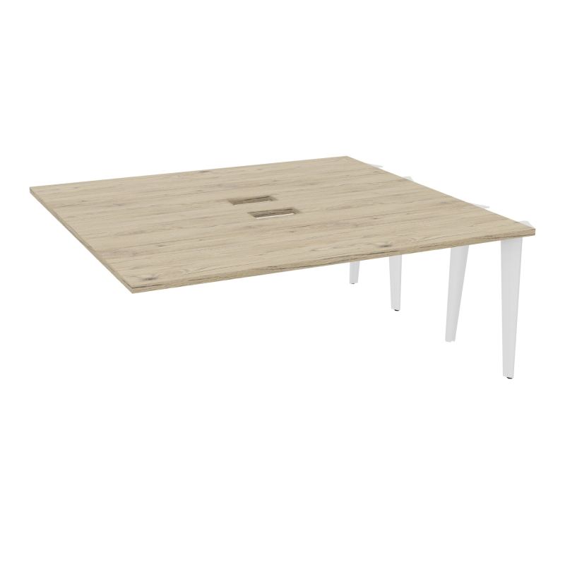 KIT EXTENSION POUR TABLES ELLIPTIQUES 6P L180XP170 CM (2X85) DÉC TRAPPE X2+GOULOTTE DBLE
