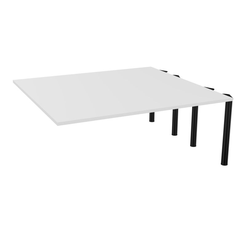 KIT EXTENSION POUR TABLES ELLIPTIQUES 6P L180XP170 CM (2X85) PP OBTX4 4 PIEDS MÉTAL Ø70 M
