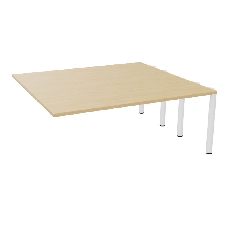 KIT EXTENSION POUR TABLES ELLIPTIQUES 6P L180XP170 CM (2X85) PP OBTX4 4 PIEDS MÉTAL Ø70 R