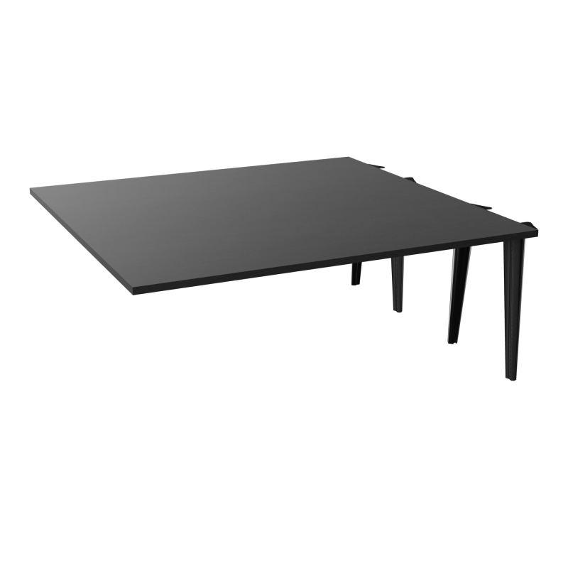 KIT EXTENSION POUR TABLES ELLIPTIQUES 6P L180XP170 CM (2X85) PP OBTX4 3+1 PIEDS TRIANG RK