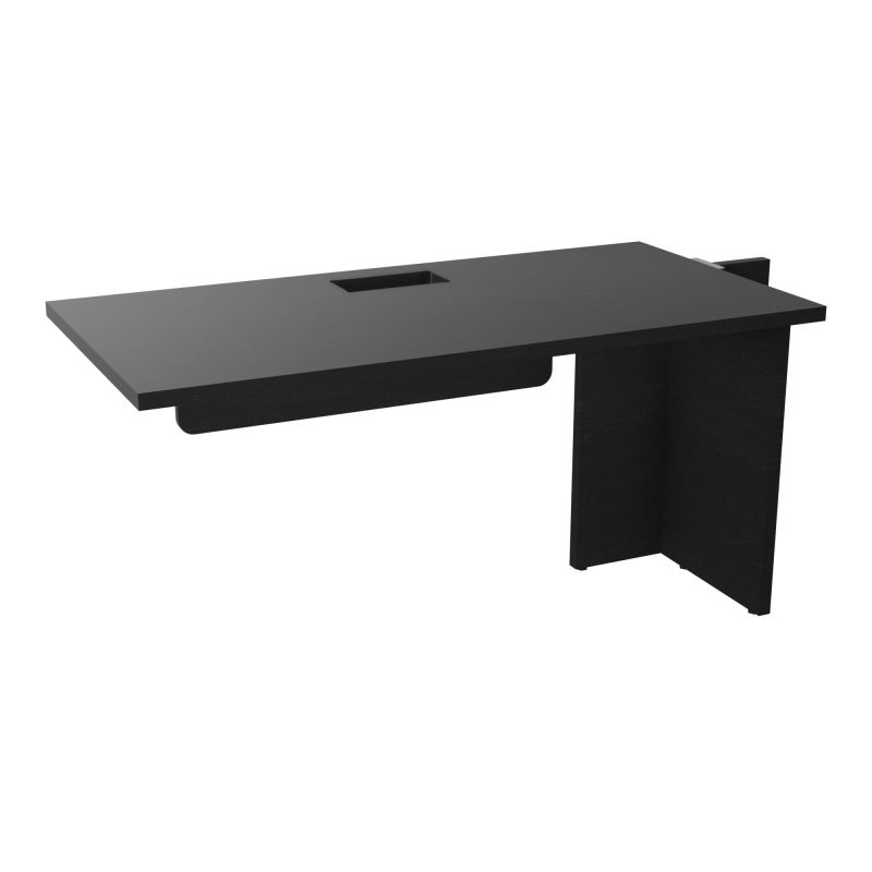 EXTENSION 2P L140XP70 CM POUR TABLES U, V, LOSANGE ET RONDE DÉC TRAPPE X1+GOULOTTE SIMPLE