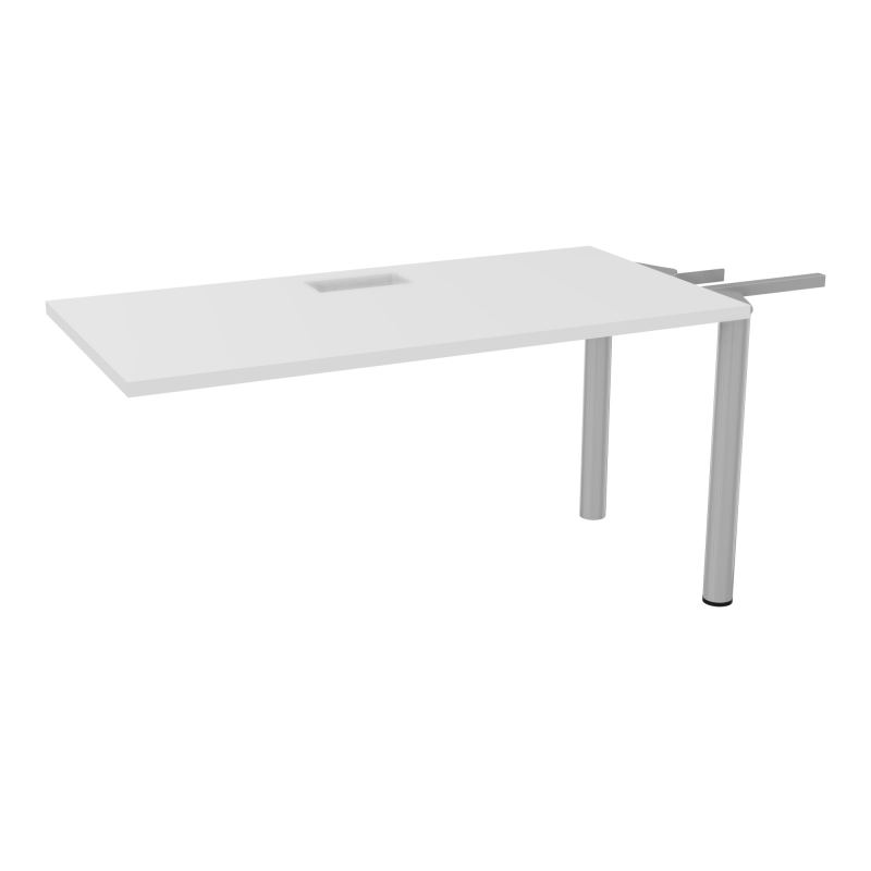 EXTENSION 2P L140XP70 CM POUR TABLES U, V, LOSANGE ET RONDE DÉC TRAPPE X1+GOULOTTE SIMPLE