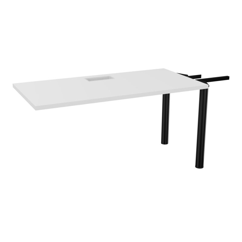 EXTENSION 2P L140XP70 CM POUR TABLES U, V, LOSANGE ET RONDE DÉC TRAPPE X1+GOULOTTE SIMPLE