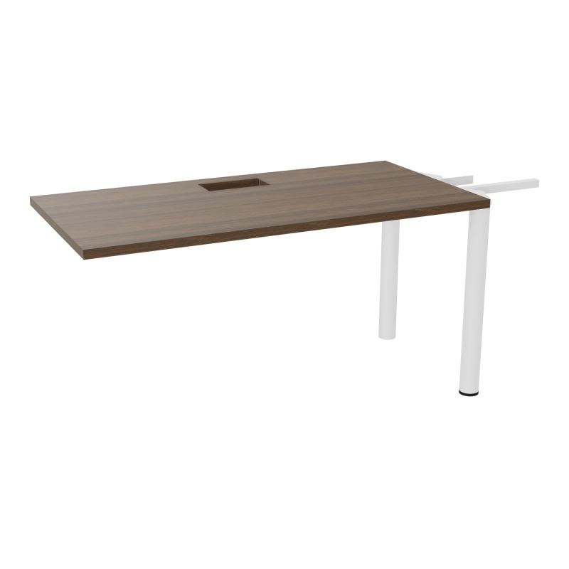 EXTENSION 2P L140XP70 CM POUR TABLES U, V, LOSANGE ET RONDE DÉC TRAPPE X1+GOULOTTE SIMPLE
