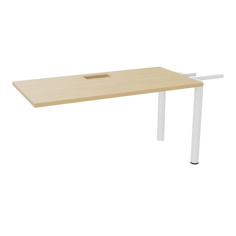 EXTENSION 2P L140XP70 CM POUR TABLES U, V, LOSANGE ET RONDE DÉC TRAPPE X1+GOULOTTE SIMPLE