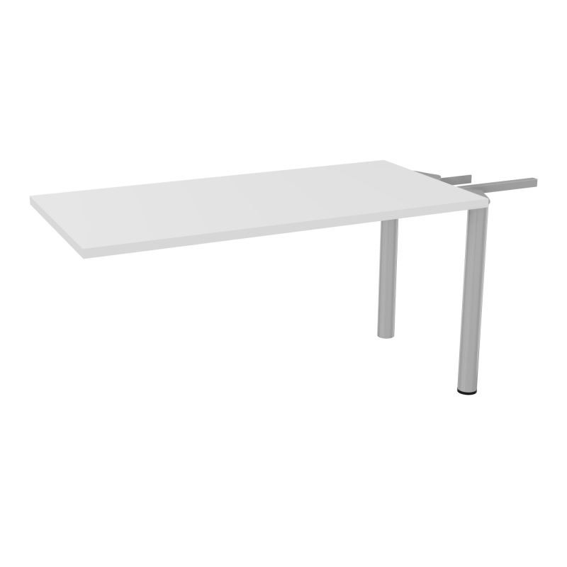 EXTENSION 2P L140XP70 CM POUR TABLES U, V, LOSANGE ET RONDE PP OBTX2 2 PIEDS MÉTAL Ø70 MG