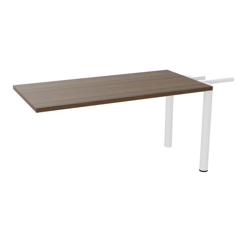 EXTENSION 2P L140XP70 CM POUR TABLES U, V, LOSANGE ET RONDE PP OBTX2 2 PIEDS MÉTAL Ø70 N6