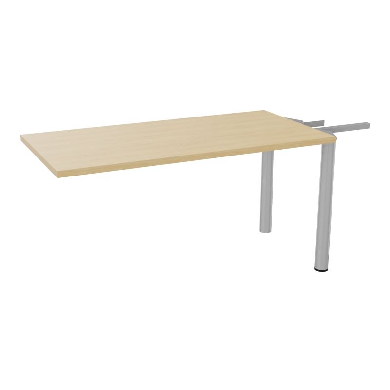 EXTENSION 2P L140XP70 CM POUR TABLES U, V, LOSANGE ET RONDE PP OBTX2 2 PIEDS MÉTAL Ø70 R1