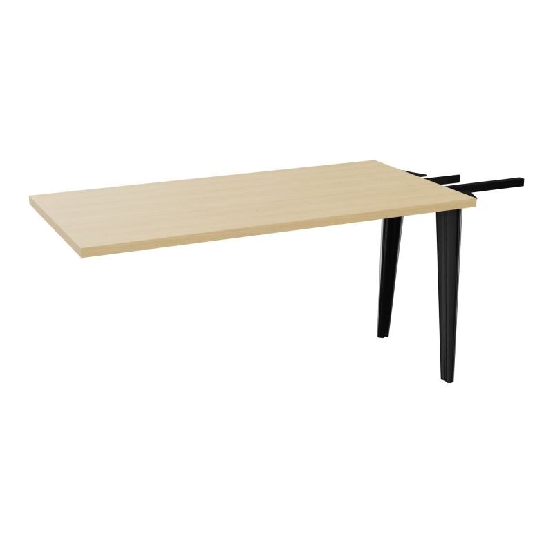 EXTENSION 2P L140XP70 CM POUR TABLES U, V, LOSANGE ET RONDE PP OBTX2 1+1 PIEDS TRIANG R1