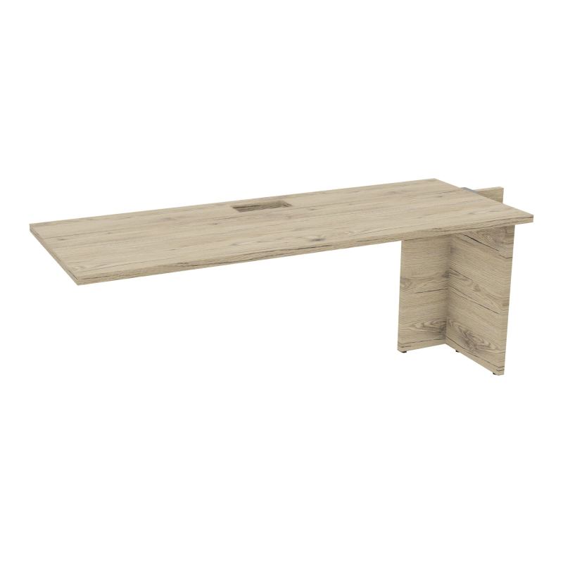 EXTENSION 3P L180XP70 CM POUR TABLES U, V, LOSANGE ET RONDE DÉC TRAPPE X1+GOULOTTE SIMPLE
