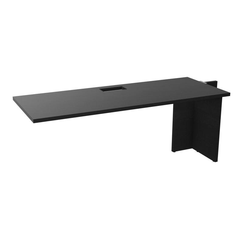 EXTENSION 3P L180XP70 CM POUR TABLES U, V, LOSANGE ET RONDE DÉC TRAPPE X1+GOULOTTE SIMPLE