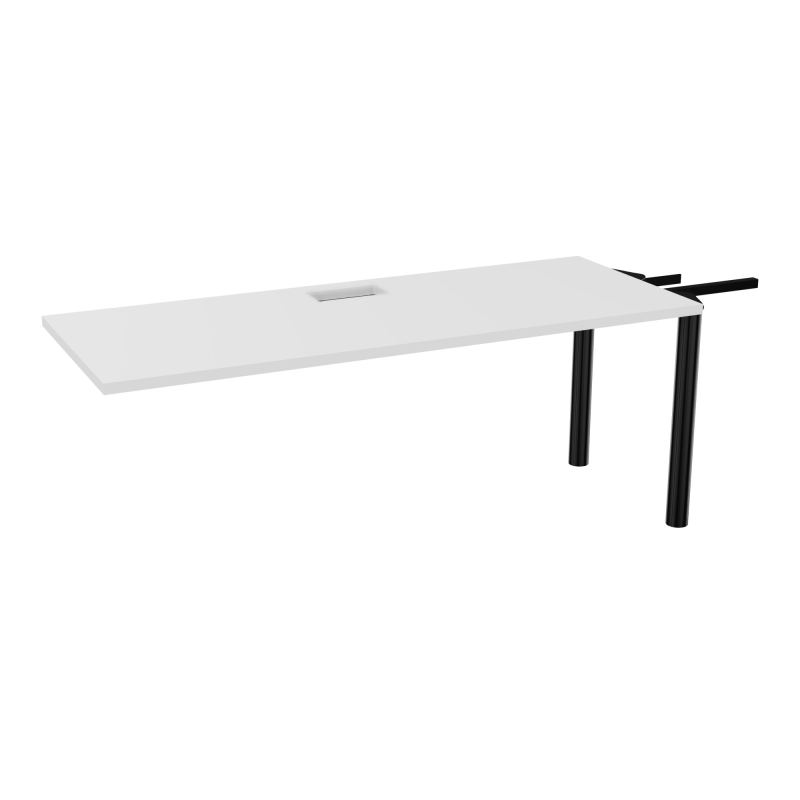 EXTENSION 3P L180XP70 CM POUR TABLES U, V, LOSANGE ET RONDE DÉC TRAPPE X1+GOULOTTE SIMPLE