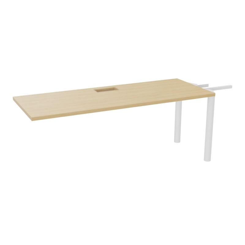 EXTENSION 3P L180XP70 CM POUR TABLES U, V, LOSANGE ET RONDE DÉC TRAPPE X1+GOULOTTE SIMPLE