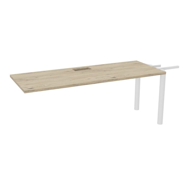 EXTENSION 3P L180XP70 CM POUR TABLES U, V, LOSANGE ET RONDE DÉC TRAPPE X1+GOULOTTE SIMPLE