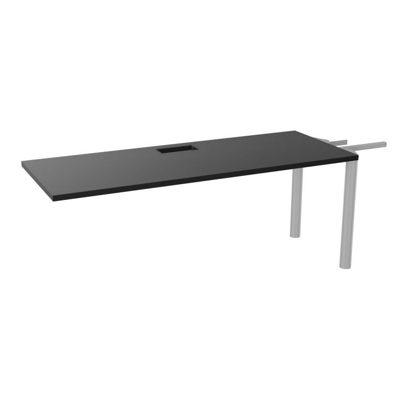 EXTENSION 3P L180XP70 CM POUR TABLES U, V, LOSANGE ET RONDE DÉC TRAPPE X1+GOULOTTE SIMPLE