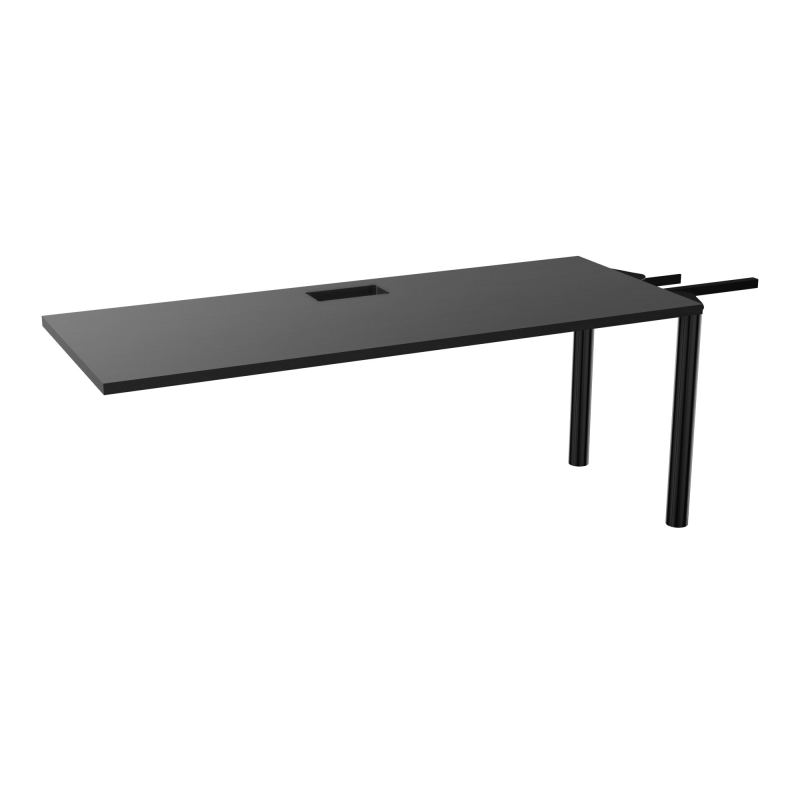 EXTENSION 3P L180XP70 CM POUR TABLES U, V, LOSANGE ET RONDE DÉC TRAPPE X1+GOULOTTE SIMPLE