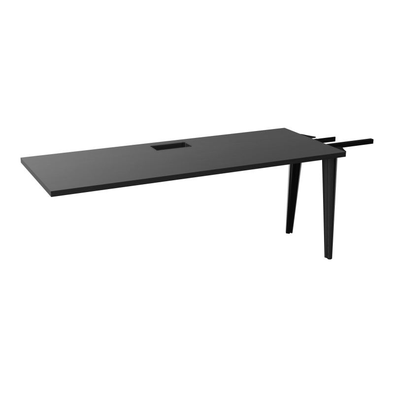 EXTENSION 3P L180XP70 CM POUR TABLES U, V, LOSANGE ET RONDE DÉC TRAPPE X1+GOULOTTE SIMPLE