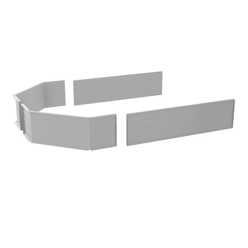 KIT VDF MÉTAL POUR TABLE U L275 CM (2XL110+2 TRIPTYQUES L100) SA